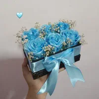 باکس گل آبی