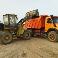 اجاره لودر کمپرسی حمل خاک ریگ مل نخاله