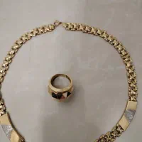 طلا. گردنبند وانگشتر