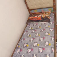 تخت کودک با تشک وکاورضدآب