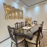 مبل اتریشی ۷ نفره + میز نهارخوری ۸ نفره بهمراه میز|مبلمان خانگی و میز عسلی|تهران, شهرک آپادانا|دیوار