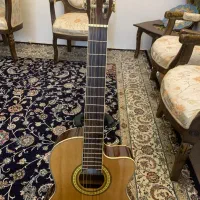 گیتار الکتریک آریا دو پیک آپ،گیتار کلاسیک سانتانا|گیتار، بیس، امپلیفایر|مشهد, هفت تیر (آب و برق)|دیوار