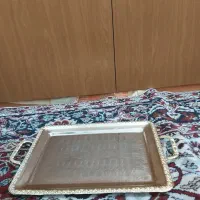 سینی برنزی کاملا سالم وتمیز ونو