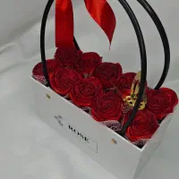 گل ربانی،رز روبانی،دسته گل،باکس گل،پول آرایی|گل مصنوعی|شیراز, پودنک|دیوار