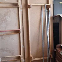 فروش تخت دو نفره کامل با میز آرایش و پا تختی