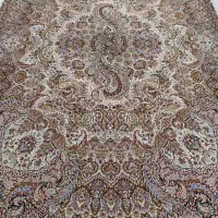 یک جفت فرش ۹ متری قیطران هزار شانه نقشه سیمرغ|فرش|اصفهان, سروستان|دیوار