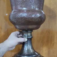 دیسکومی مشربه برنجی قدیمی عتیقه کلکسیونی