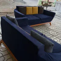 مبل نیم ست پنج نفره چوب راش فقط ۳تومن