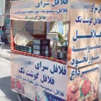 گاری فلافلی فروشی