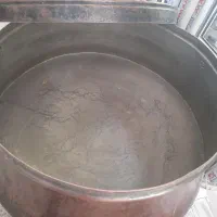 دیگ مسی مس سماور نفتی  ظروف مسی سینی آینه شمعدان|کلکسیون اشیاء عتیقه|مشهد, طلاب|دیوار
