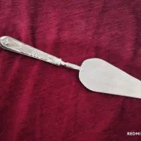 برش کیک سنگین حکاکی شده با روکش نقره ایتالیایی