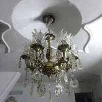 ۲ عدد لوستر برنجی