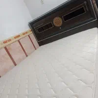 تخت خواب دونفره درحدنوبدون تشک|تخت و سرویس خواب|اهواز, زرگان|دیوار