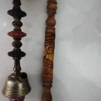 تنه قیلون قدیمی همراه با چوب|کلکسیون اشیاء عتیقه|قرچک, داوود آباد|دیوار