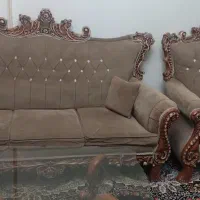 مبل 9نفره کلاسیک با میز جلو مبلی و دوتا عسلی