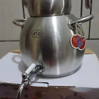 سماور و قوری استیل|قوری، کتری، قهوه‌ساز دستی|دزفول, |دیوار