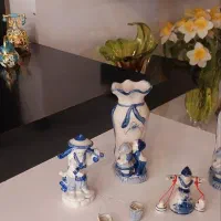 مجسمه شیک چینی قلم آبی|مجسمه، تندیس، ماکت|مشهد, شهید مطهری|دیوار