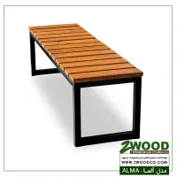 بیش از 30 مدل نیمکت چوبی باغی محوطه برند zwood