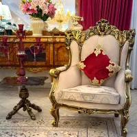 مبلمان و میز نهار خوری مبل استیل سلطنتی فرانسوی نو