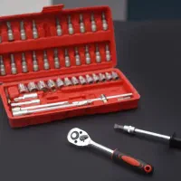 آچار بکس 46 عددی (آکبند شرکتی) جعبه ابزار حرفه ای|ابزارآلات|اصفهان, جلفا|دیوار