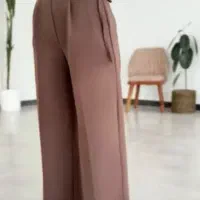 شلوار نیم بگ کرپ مازراتی درجه یک|لباس|شاهین دژ, |دیوار