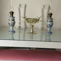 یک جفت چراغ قلم آبی بسیار شیک