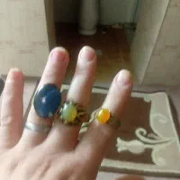 انگشتر برنجی هرسه باهم 500تومن