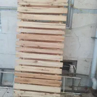 تخت خواب چوبی دونفره بدون دوشک برای فروش|تخت و سرویس خواب|زنجان, |دیوار