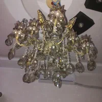 لوستر تمام برنجی به فروش|لوستر و چراغ آویز|رشت, استقامت ۲|دیوار