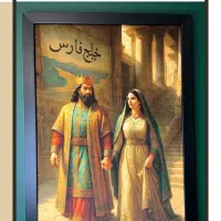 تابلو پادشاهان ایرانی تابلو شاهان پارسی