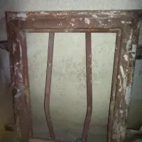 پنجره آهنی  سنگین با حفاظ(۲عدد)