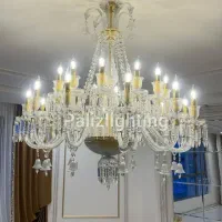 لوستر باکارات گرید یک ۱۲ شاخه و ۶ شاخه آماده تحویل