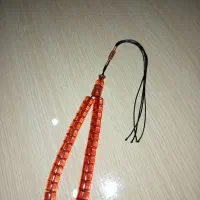 تسبیح کهربا قیچی بر پوست پیازی