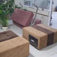 تخت خواب تاشو و میز تلویزیون|مبلمان خانگی و میز عسلی|تبریز, |دیوار
