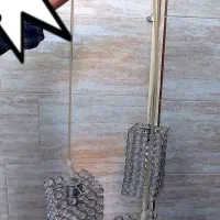 اویزبافت سه شعله ارتفاع قابل تنظیم رنگ نقره ای|لوستر و چراغ آویز|پاکدشت, پاکدشت (مامازند)|دیوار