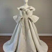 فروش فوری ۲ مدل لباس عروس کاملاً نو|لباس|رشت, گلسار|دیوار