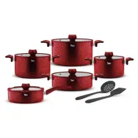 قابلمه تیاراگرانیتی ضمانت اقساط گرانیت چدن21پارچه