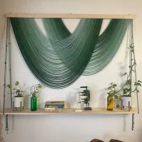 دیوارکوب های مکرومه کار دست خودم