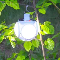 چراغ خورشیدی اضطراری توپی 5 پره solar light