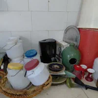 تعدادی ظروف مخصوص ده وروستا فقط ۹۵۰