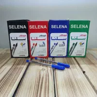 خودکار آبی قرمز مشکی و سبز سلنا