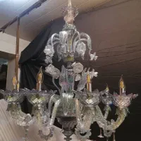 لوستر رز آلبا کریستال( کار دست)