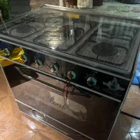 اجاق گاز طرح فر پنج شعله