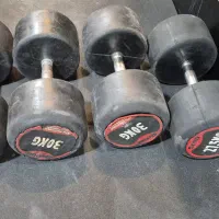 فروش یک جفت دمبل  27و 30 کیلویی