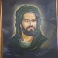 تابلو بوم قاب عکس نقاشی امام حسین (ع)|تابلو، نقاشی، عکس|شیراز, معالی‌آباد|دیوار