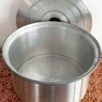کپسول پرسی گاز سالم وپرشده ویک عدد قابلمه