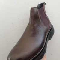 نیم بوت چرم گاوی