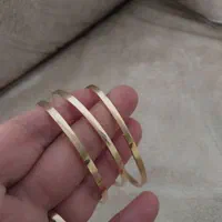 سه عددالنگوآینه ای سایز 3 درحدنو بدون خط وخش|جواهرات|شهرکرد, |دیوار
