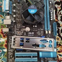 مادربرد H61 ASUS به همراه cpu i32100