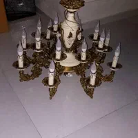 لوستر ۸ شاخه ۱۶ شعله برند نور سازان|لوستر و چراغ آویز|تهران, فردوس|دیوار